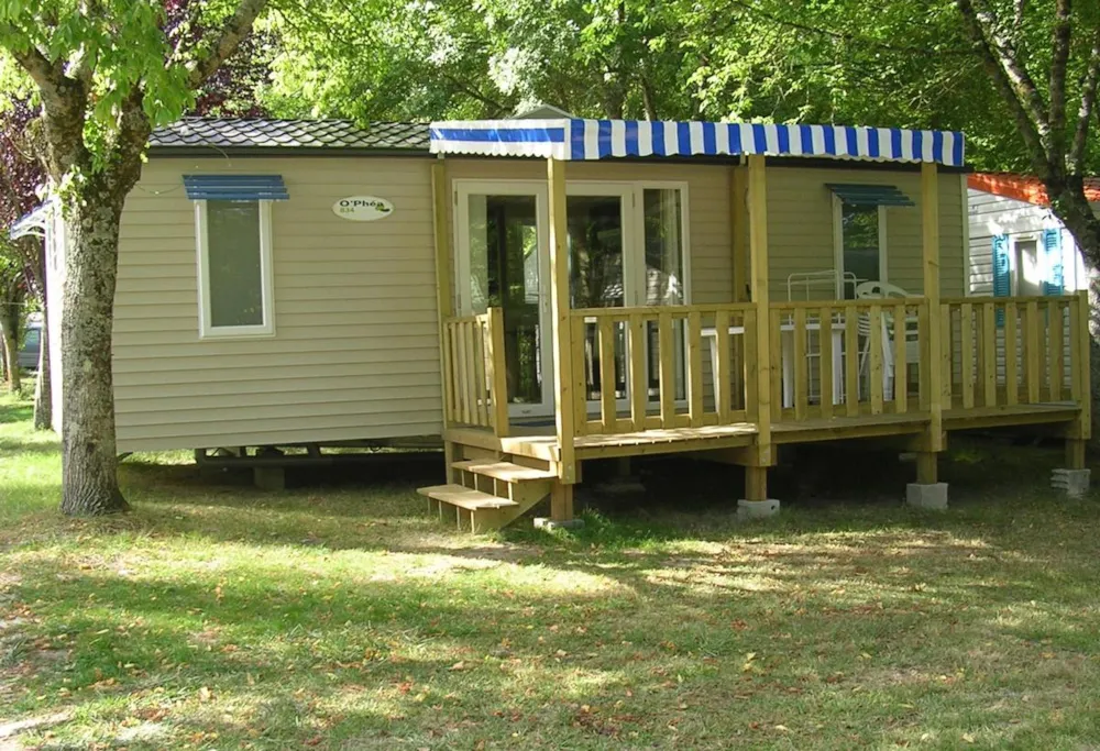 Location - Mobilhome Confort 2 Chambres  28M2 ,  Terrasse Couverte - Camping Paradis Aloé
