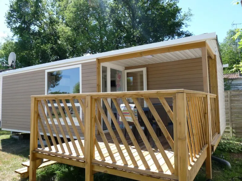 Mobil Home Lodgia  2 Chambres  24 M2 +  Terrasse Couverte