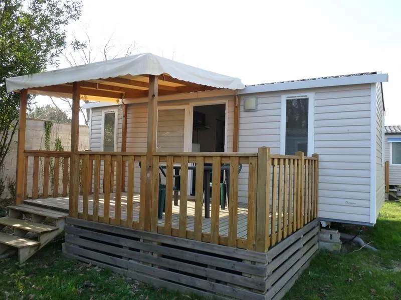 Location - Mobilhome Loisir 25M² 2 Chambres +  Terrasse Couverte - Camping Paradis Aloé