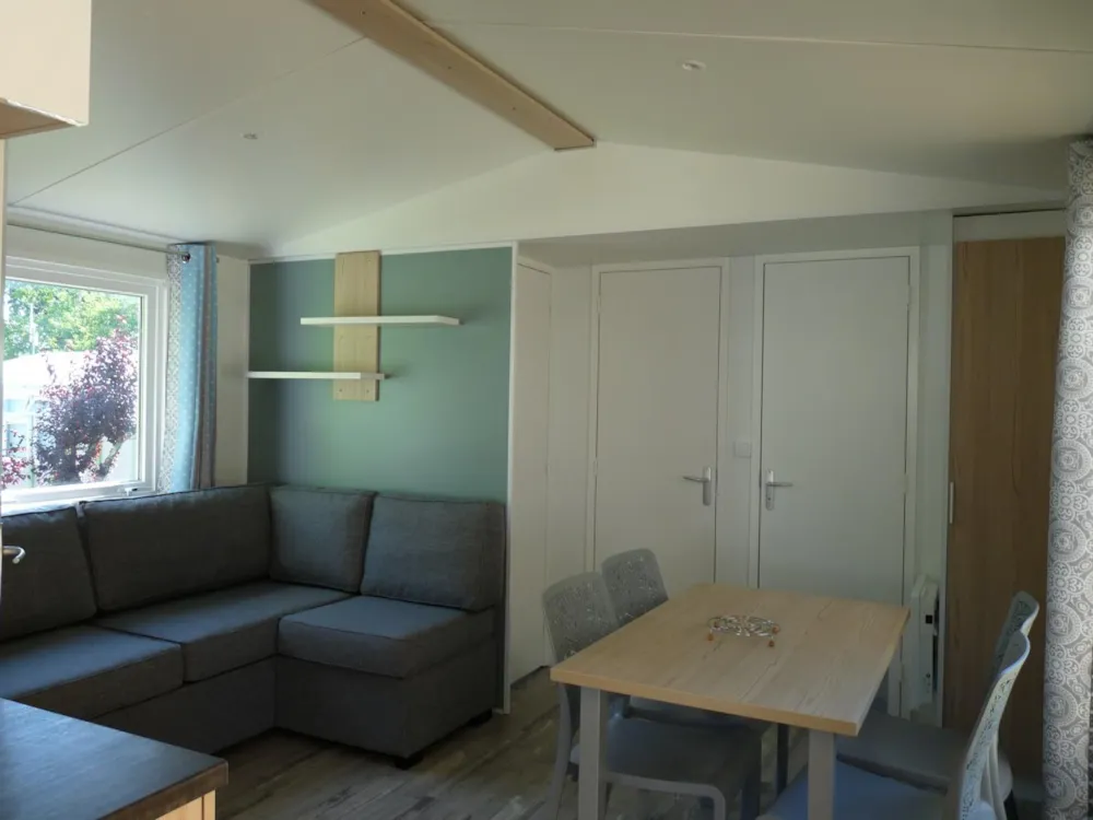 Location - Mobilhome Bahia 2 Chambres 29M²   Terrasse Couverte - Camping Paradis Aloé