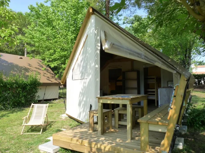 Ecolodge  2 Chambres -  Sanitaire Du Camping