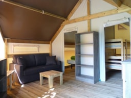 Location - Ecolodge  2 Chambres -  Sanitaire Du Camping - Camping Aloé