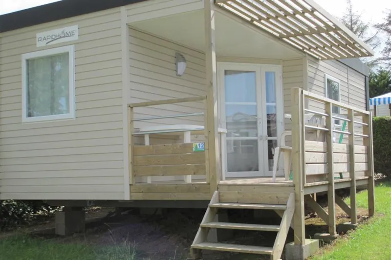 Mobil-Home 2 Chambres 27M² + Terrasse 8M² Semi Couverte - Vue Mer