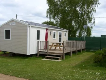 Mietunterkunft - Mobilheim 2 Zimmer 27M² +  Terrasse 12M² - Camping Le Varquez-sur-Mer