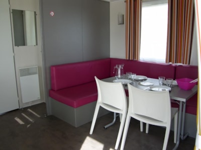 Mobil-home 3 bedrooms 27m² + Half-covered terrace 8m² - Sea View — 2