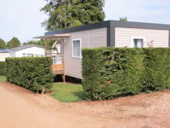 Mietunterkunft - Mobilheim 2 Zimmer 27M² + Halbüberdachte Terrasse 8M² - Meerblick - Camping Le Varquez-sur-Mer