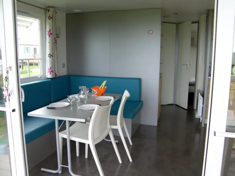 Mobile Home Panoramique 26M² + Terrasse Couverte - Vue Mer