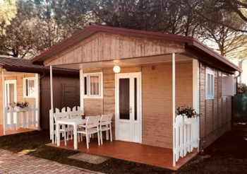 Mietunterkunft - Bungalow Chalet Glamour 1 Zimmer - Camping Scarpiland