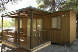 Huuraccommodatie(s) - S-150 (By Vilanova Park) - Bungalow 'De Luxe'  - 33M² - 1 Slaapkamer - Camping Vilanova Park