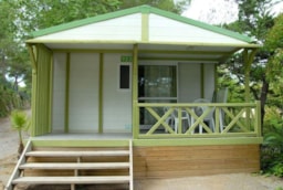 Huuraccommodatie(s) - S-900 (By Vilanova Park) - Chalet Excel - 35M² - 2 Slaapkamers - Camping Vilanova Park