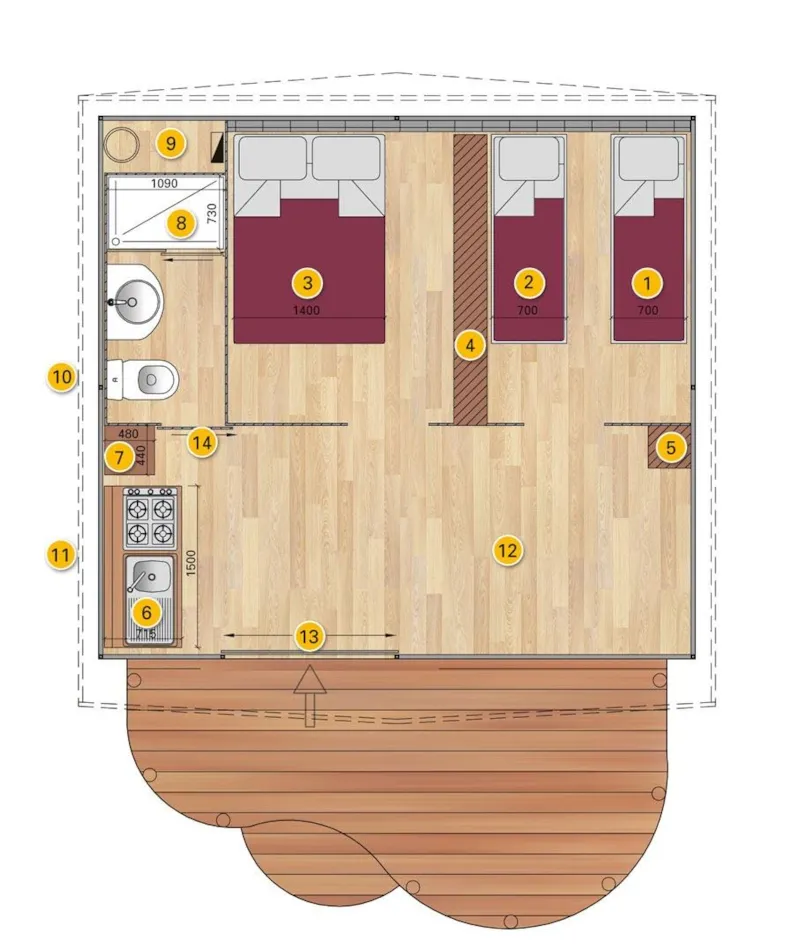 Lodge Tent (By Vilanova Park)