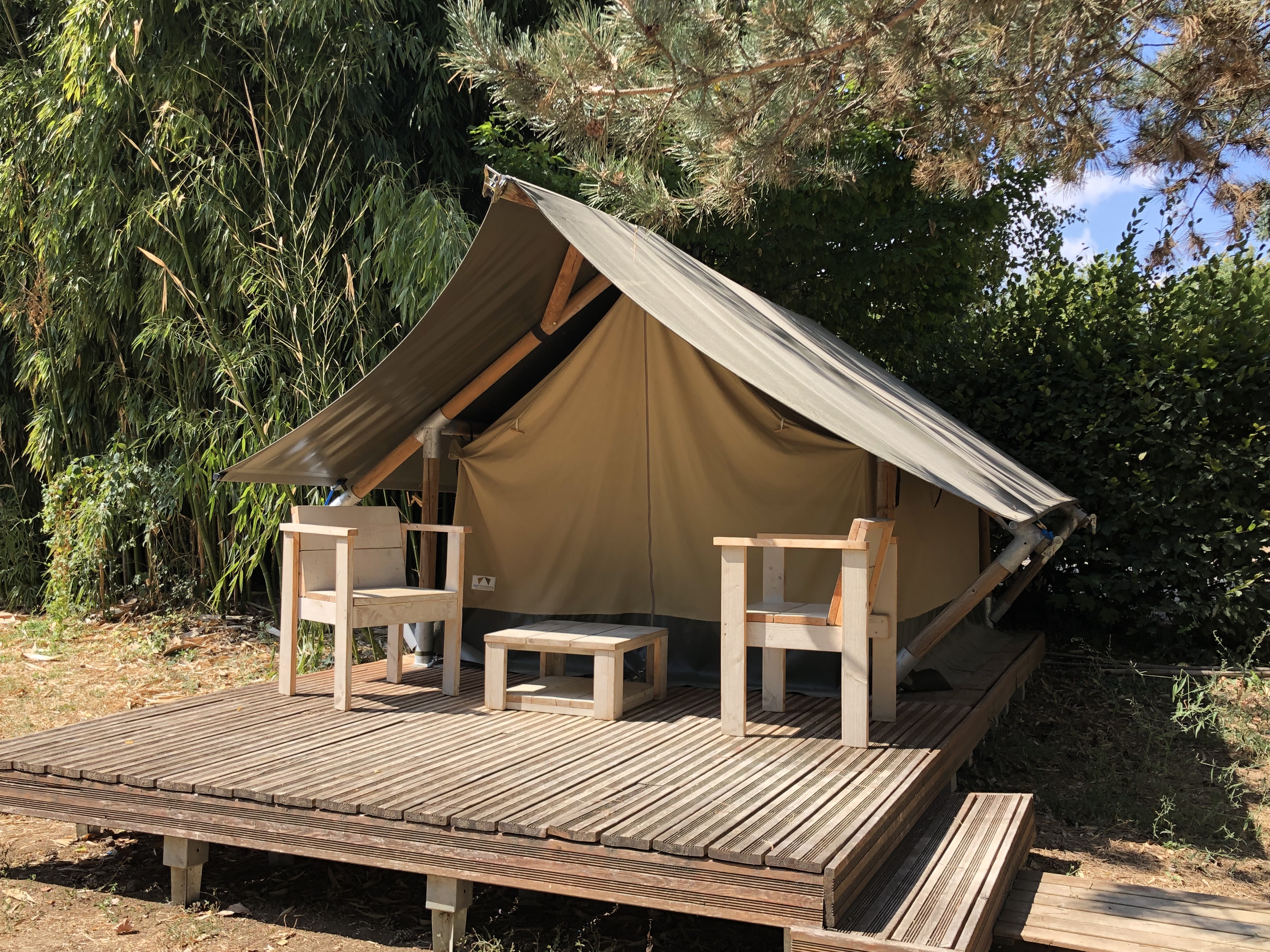 Accommodation - Safari Tent - CAMPING MOULIN DE COLLONGE