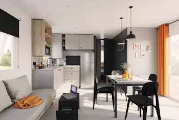 Mietunterkunft - Neu – Mobilheim Ciela Privilège – 4 Schlafzimmer – 2 Badezimmer – Grill - Camping Beau Rivage