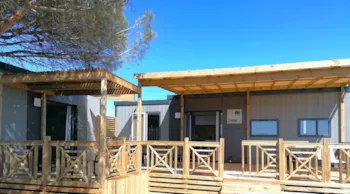 Mietunterkunft - Mobilheim Ciela Exception Tribu Spa – 2 Mobilheime – 3 Schlafzimmer – Bettwäsche, Handtücher Und Pla - Camping Beau Rivage