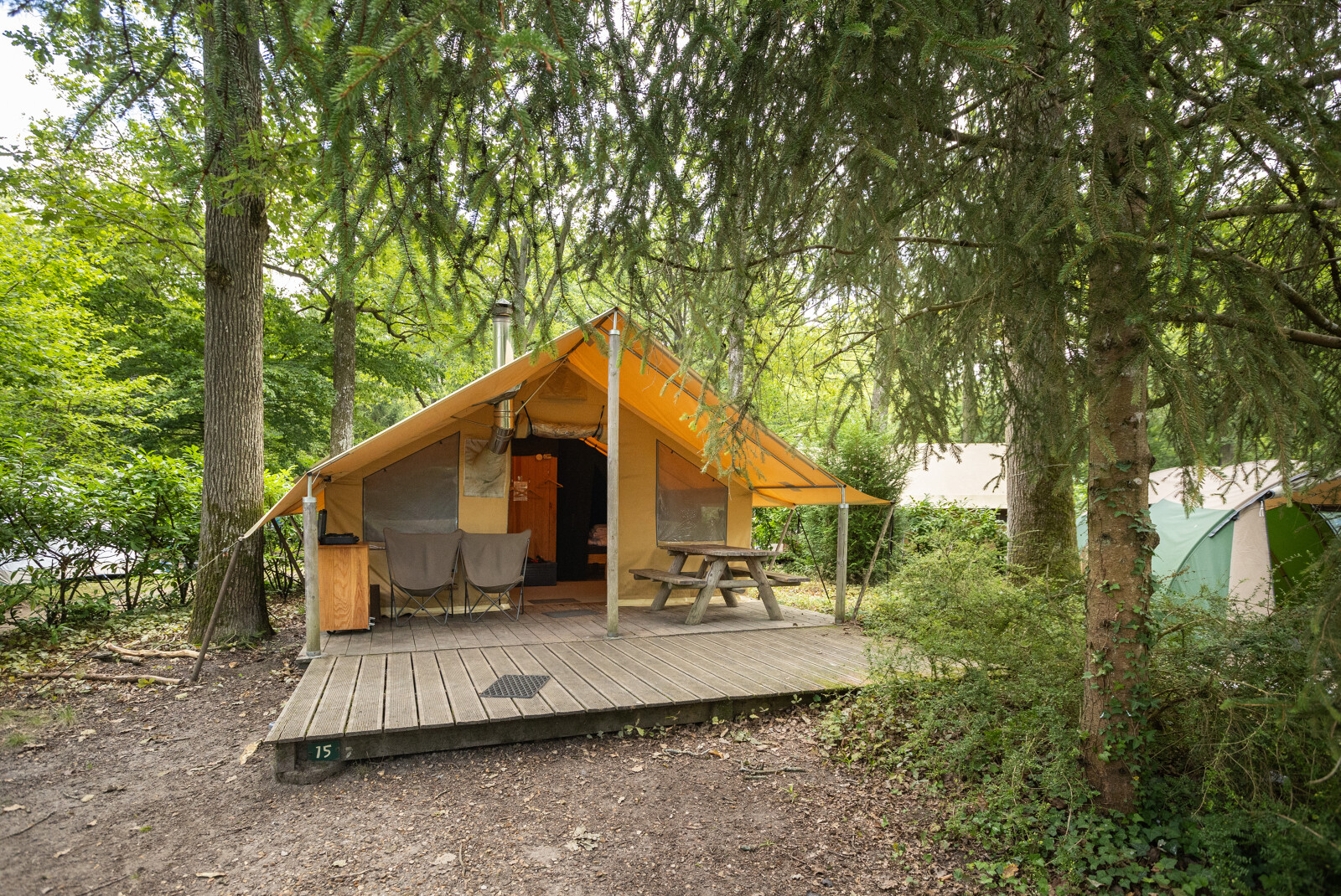Location - Tente Trappeur - Camping Huttopia Rambouillet