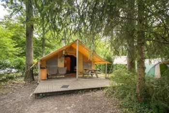 Location - Tente Trappeur - Huttopia Rambouillet