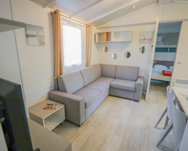 Mobil-home Bora-Bora - 38m² - 3 chambres - climatisé