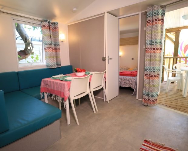 Mobil-home Hawaï 32 m² - 3 pièces - 2 chambres - Climatisé