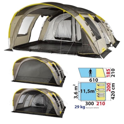 Ready To Camp : real tent equipped with fridge and electricity — 4