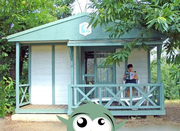 Chalet Club Standard 20M2 (2 Chambres) + Terrasse Couverte 7M2