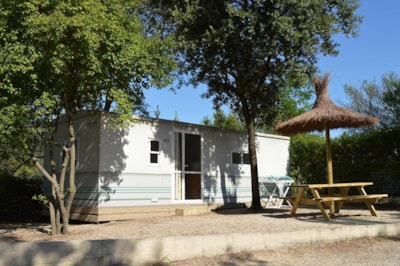 Mobil-home ROLLER Standard 23m2 (2 bedrooms) + terrace with straw hut + fan — 1