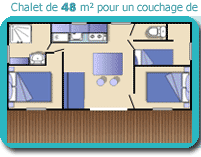 Chalet Epicea Confort 48M2,(3Ch-6 Pers) Avec Terrasse Couverte, Clim Et Wifi Pour Court Séjour