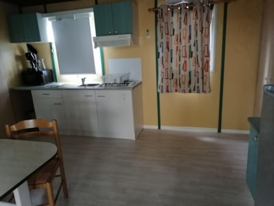 Chalet EPICEA confort 48m2,(3bedroom-6 pers) with covered terrace, air conditioning and wifi for short stay — 3