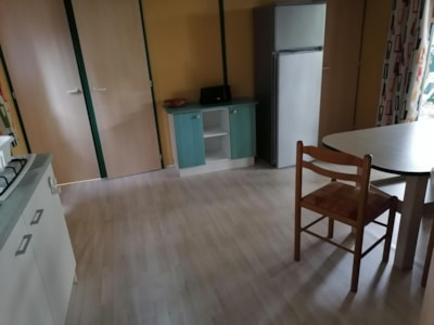 Chalet EPICEA confort 48m2,(3bedroom-6 pers) with covered terrace, air conditioning and wifi for short stay — 6