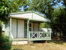 Huuraccommodatie(s) - Chalet Gecko Standard 20M² (2 Slaapkamers) + Overdekt Terras 7M² - Flower CAMPING LES FAUVETTES