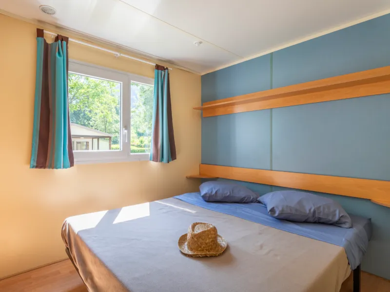 Mobil-Home Mediterranee Confort 26M2 (2 Chambres)+ Terrasse Couverte 6,20M2 - Côté Cévennes+ Clim+Tv