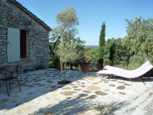 Mietunterkunft - Petit Mas Mit Frühstück - image n°2 - Roulottes et Cabanes de Saint Cerice