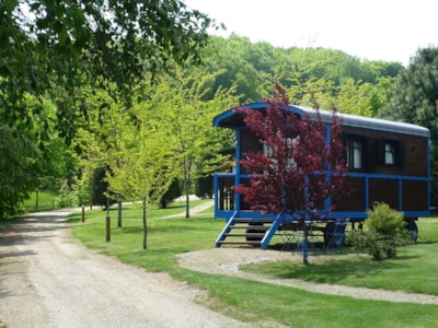 Gypsy wagon hotel style