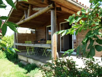 Accommodation - Cabane-Chalet Familial, Location Courts Séjours. - Domaine des Cadets de Gascogne
