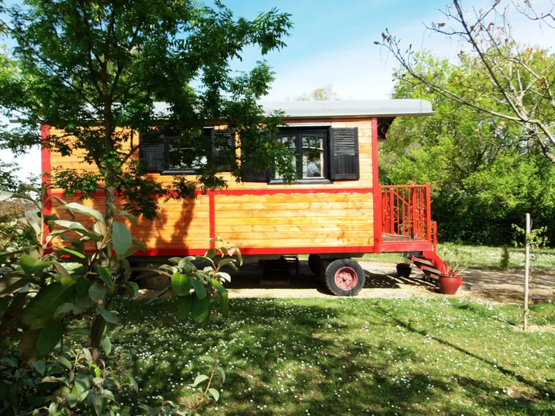 Roulotte- Location  Gite Famille
