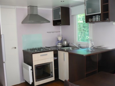 Mobil-home 4/6 places 26m². TV — 6