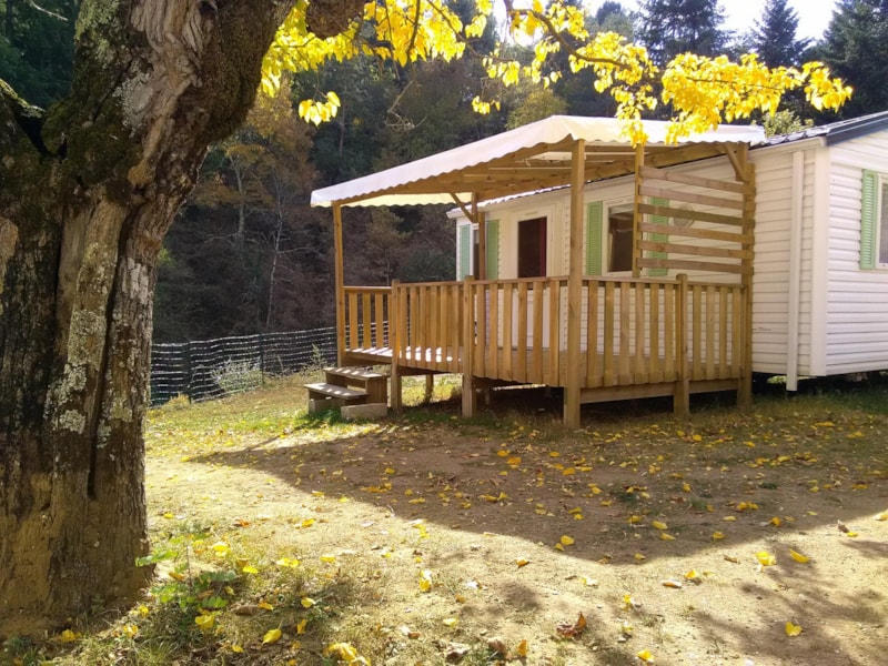 Mobil-home 4 places 24m2. TV