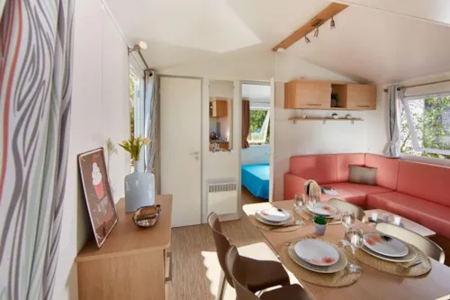 Accommodation - Cottage Confort 29 M². Dishwasher + Tv - image n°3 - Camping Coeur d'Ardèche