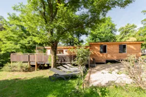 Locatif - Grand Luxury Chalet 10 Personen - Camping Coeur d'Ardèche