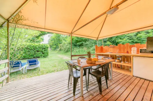 Location - Grand Lodge 25M² (2 Chambres) - image n°3 - Camping Coeur d'Ardèche
