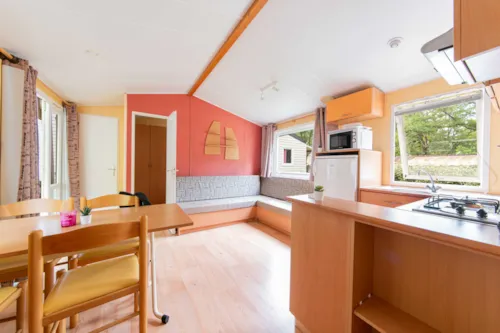 Accommodation - Mobil-Home 5/7 Places. Tv - image n°2 - Camping Coeur d'Ardèche