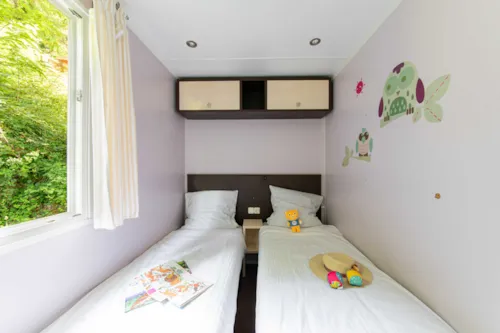 Accommodation - Mobil-Home 4/6 Places 26M². Tv - image n°5 - Camping Coeur d'Ardèche