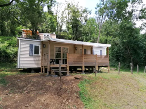 Location - Mobil-Home 3 Chambres, 2 Salles D'eau, Climatisé - image n°1 - Camping Coeur d'Ardèche