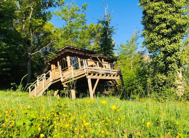 Cabane Et Jacuzzi Privatif