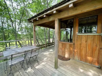 Location - Cabane Perchée Familiale Avec Jacuzzi Dans Les Bois - Domaine d'Escapa