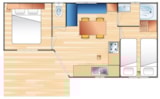 Sunelia Confort Premium 28 M² (2 Camere + 1 Bagno) Sunelia Confort Premium 28 M² (2 Camere + 1 Bagno)