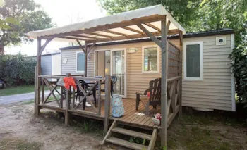Mietunterkunft - Loisir Confort 29M² (2 Zimmer + 1 Badezimmer) - Camping Sunêlia Les Pins