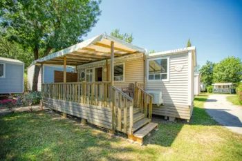 Mietunterkunft - Cottage Prestige Premium Klimaanlage + Tv - 33M² - Camping Sunêlia Les Pins