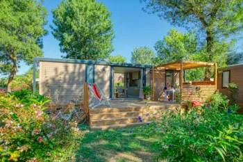 Mietunterkunft - Sunêlia Luxe 2 Badezimmer - Klimaanlage + Tv - 40 M² - Camping Sunêlia Les Pins
