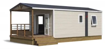 Mietunterkunft - Sunêlia Lodge Confort 24M² - Camping Sunêlia Les Pins