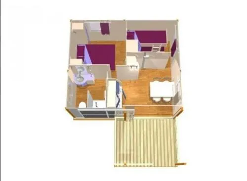 Chalet Gitotel 2 Chambres